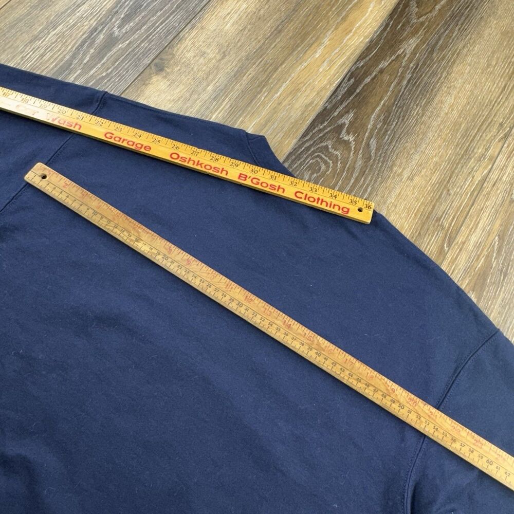 Ford Sweatshirt Mens M Blue Truck Bronco Mustang Cobra Engine Racing Sweater - Picture 10 of 11
